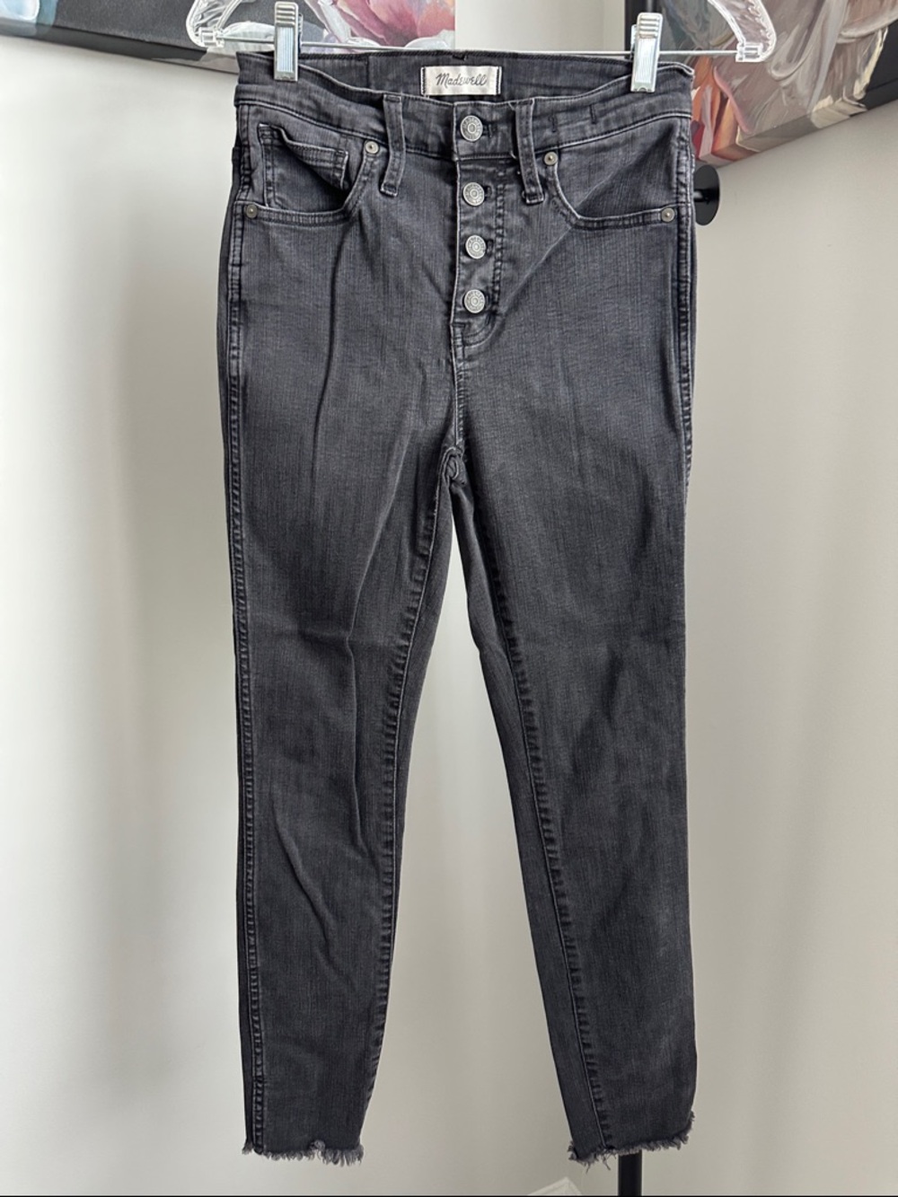 Madewell High-Rise Skinny Button-Fly Jeans